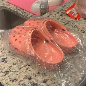 Coral Crocs
